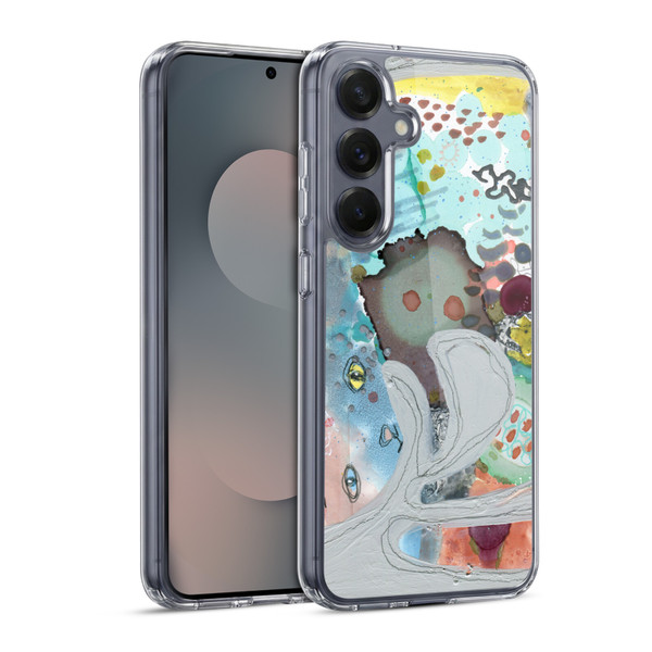 Wyanne Cat Abstract Kitty Soft Gel Case for Samsung Galaxy S25 & MagSafe