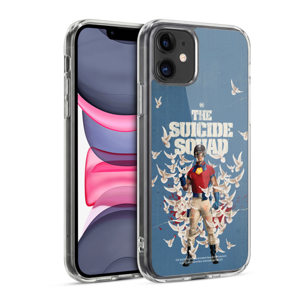 The Suicide Squad 2021 Character Poster Peacemaker Soft Gel Case for Apple iPhone 11