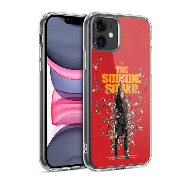 The Suicide Squad 2021 Character Poster Ratcatcher Soft Gel Case for Apple iPhone 11