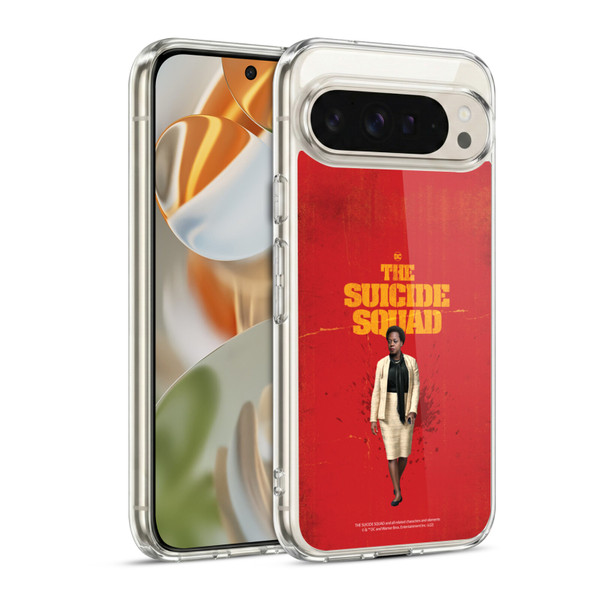 The Suicide Squad 2021 Character Poster Amanda Waller Soft Gel Case for Google Pixel 9 / Pixel 9 Pro