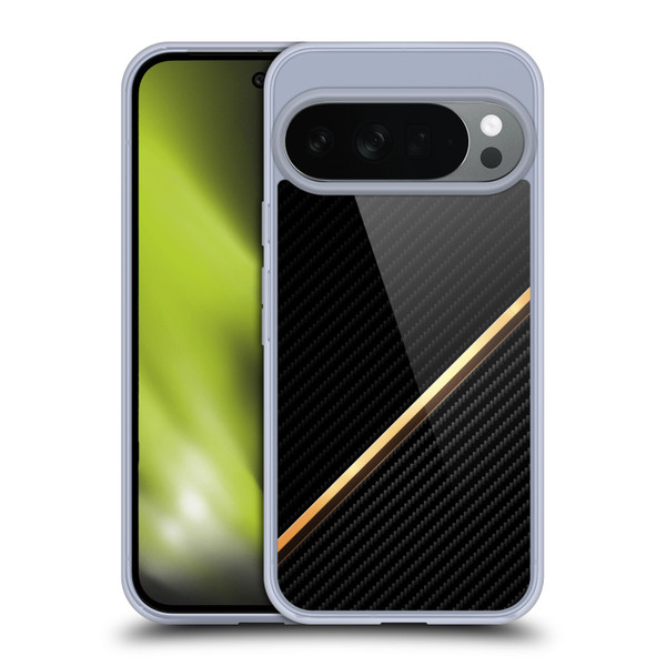 Alyn Spiller Carbon Fiber Gold Soft Gel Case for Google Pixel 10