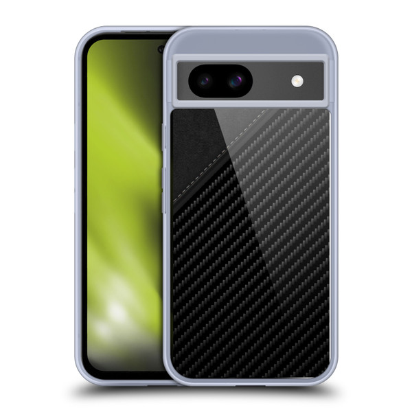 Alyn Spiller Carbon Fiber Leather Soft Gel Case for Google Pixel 8a