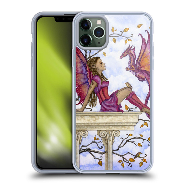 Amy Brown Lovely Fairies Purple Pixie Soft Gel Case for Apple iPhone 11 Pro Max & MagSafe