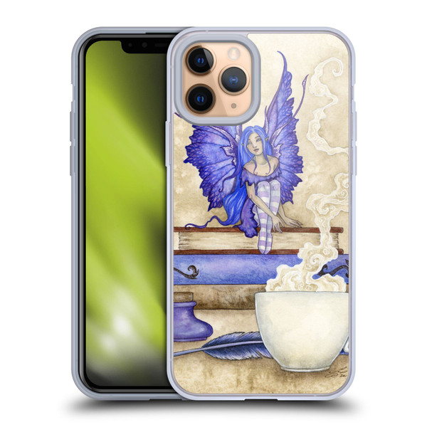 Amy Brown Lovely Fairies Blue Pixie Soft Gel Case for Apple iPhone 11 Pro & MagSafe