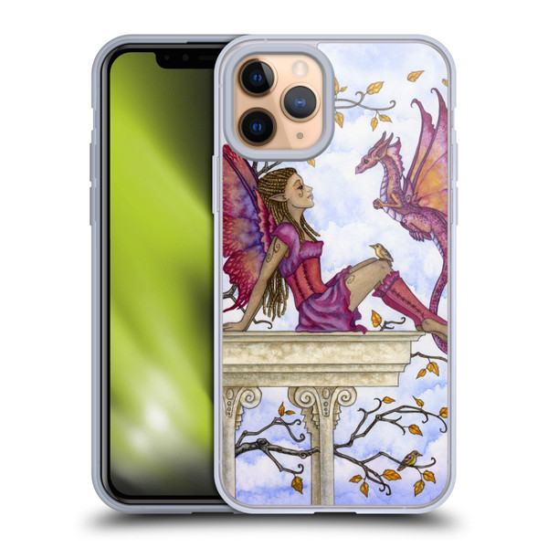 Amy Brown Lovely Fairies Purple Pixie Soft Gel Case for Apple iPhone 11 Pro & MagSafe
