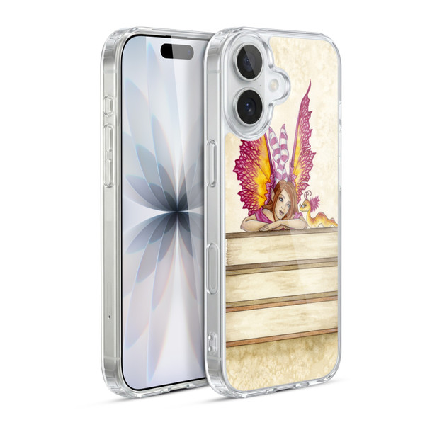 Amy Brown Lovely Fairies Pink Pixie Soft Gel Case for Apple iPhone 17