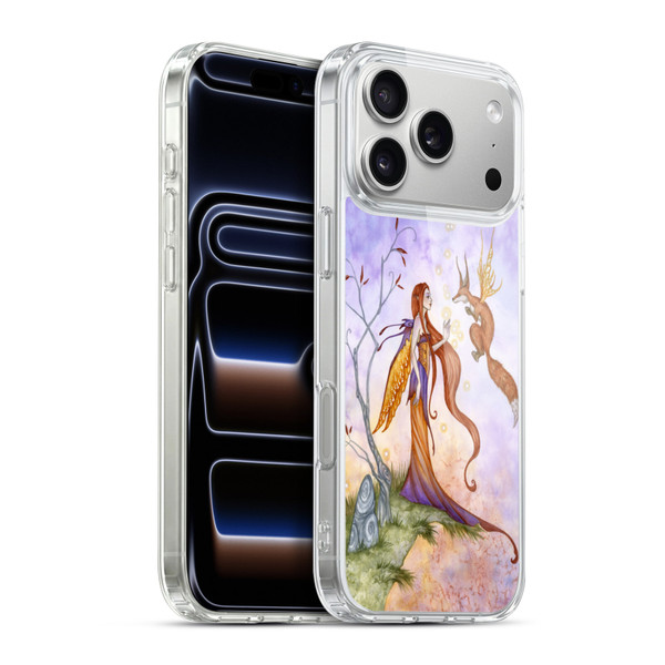 Amy Brown Lovely Fairies Cliffside Talks Soft Gel Case for Apple iPhone 17 Pro Max