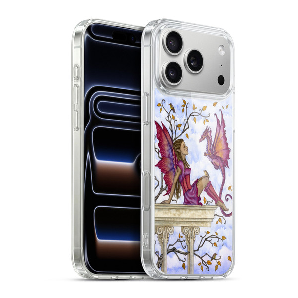 Amy Brown Lovely Fairies Purple Pixie Soft Gel Case for Apple iPhone 17 Pro Max