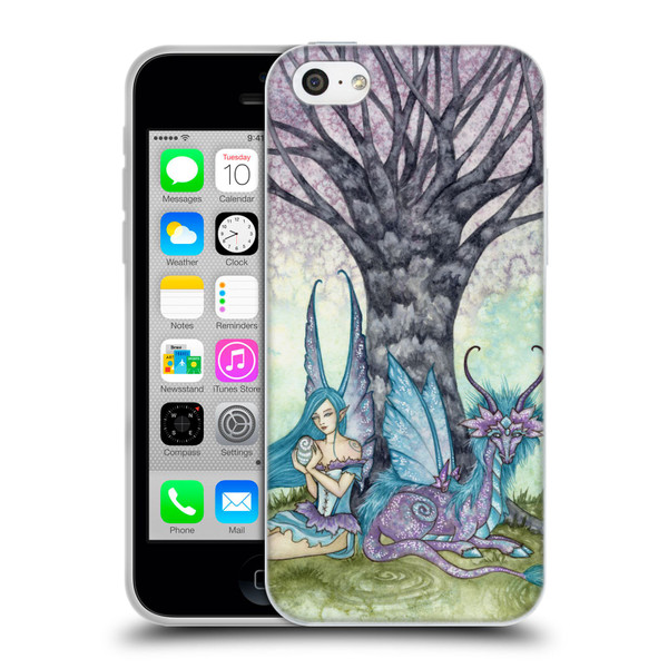 Amy Brown Lovely Fairies Dream Tree Soft Gel Case for Apple iPhone 5c