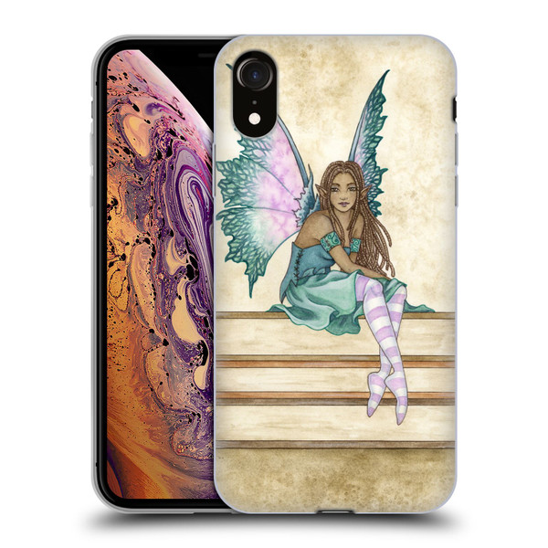 Amy Brown Lovely Fairies Green Pixie Soft Gel Case for Apple iPhone XR