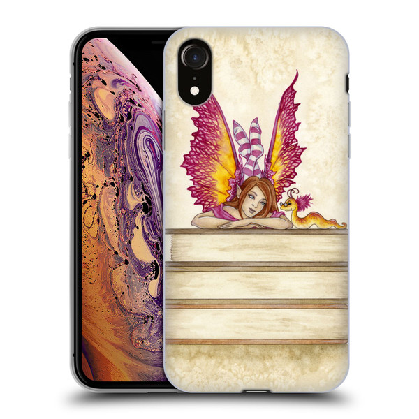 Amy Brown Lovely Fairies Pink Pixie Soft Gel Case for Apple iPhone XR