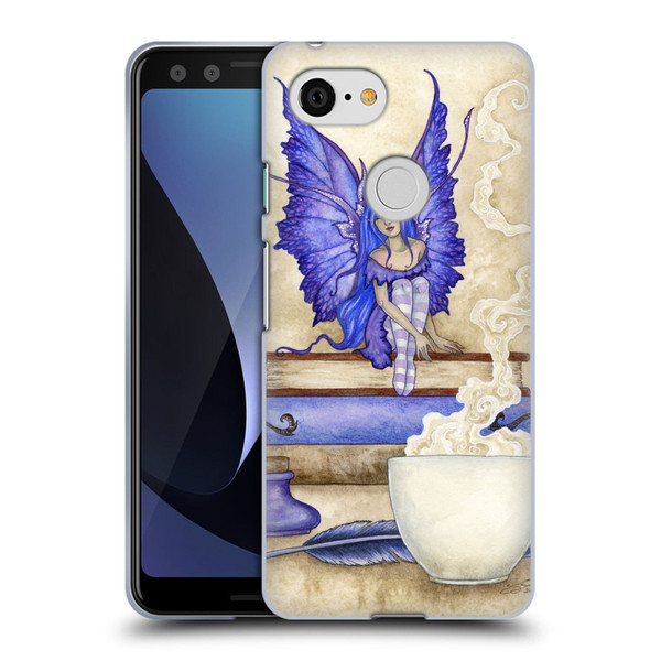 Amy Brown Lovely Fairies Blue Pixie Soft Gel Case for Google Pixel 3