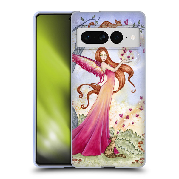 Amy Brown Lovely Fairies Butterfly Magic Soft Gel Case for Google Pixel 7 Pro