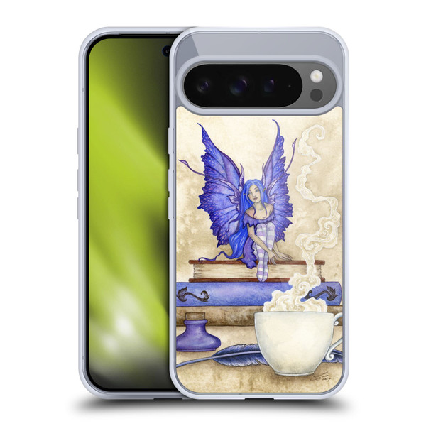 Amy Brown Lovely Fairies Blue Pixie Soft Gel Case for Google Pixel 9 Pro XL