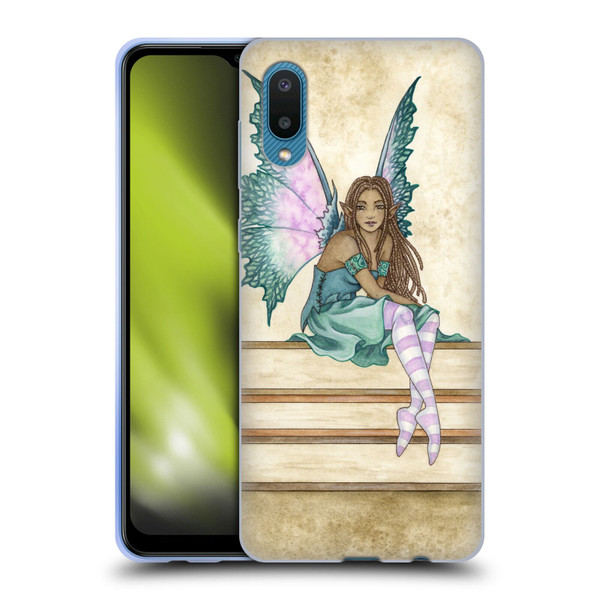 Amy Brown Lovely Fairies Green Pixie Soft Gel Case for Samsung Galaxy A02/M02 (2021)