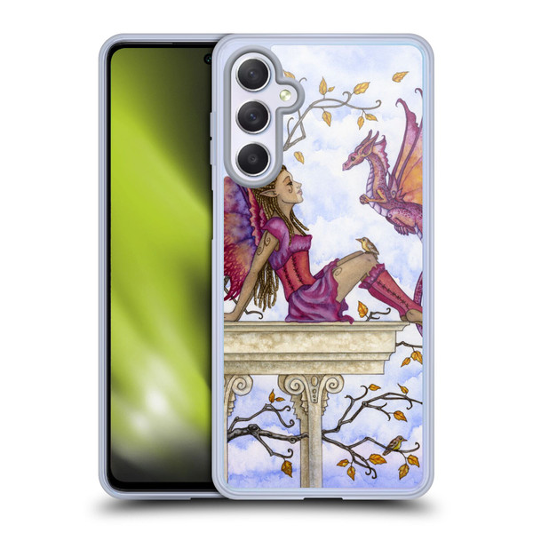 Amy Brown Lovely Fairies Purple Pixie Soft Gel Case for Samsung Galaxy M54 5G