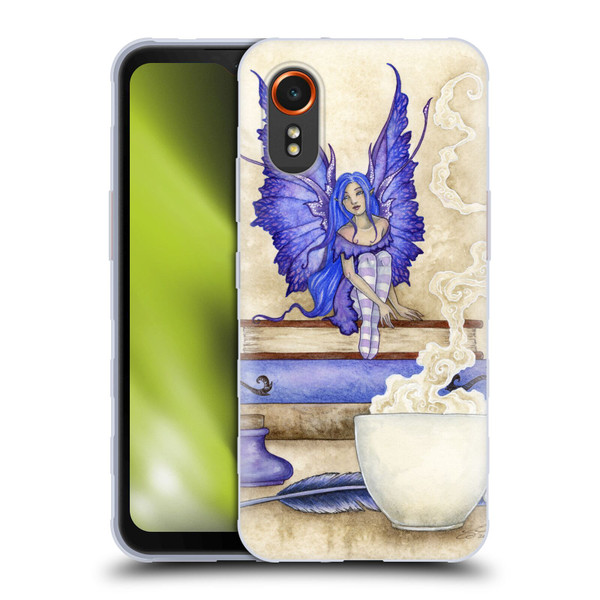 Amy Brown Lovely Fairies Blue Pixie Soft Gel Case for Samsung Galaxy Xcover7 5G