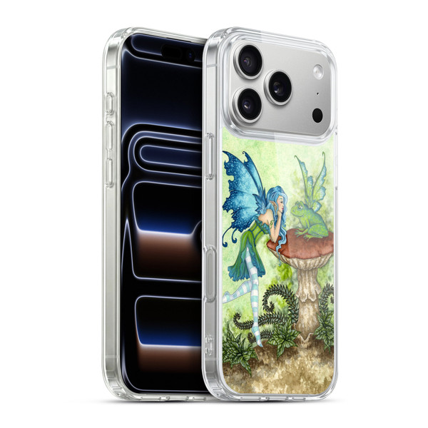 Amy Brown Pixies Frog Gossip Soft Gel Case for Apple iPhone 17 Pro Max