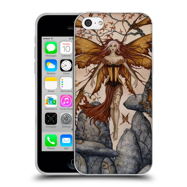 Amy Brown Pixies Autumn Soft Gel Case for Apple iPhone 5c