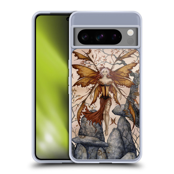 Amy Brown Pixies Autumn Soft Gel Case for Google Pixel 8 Pro