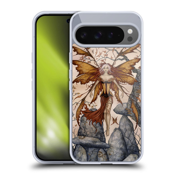 Amy Brown Pixies Autumn Soft Gel Case for Google Pixel 9 Pro XL