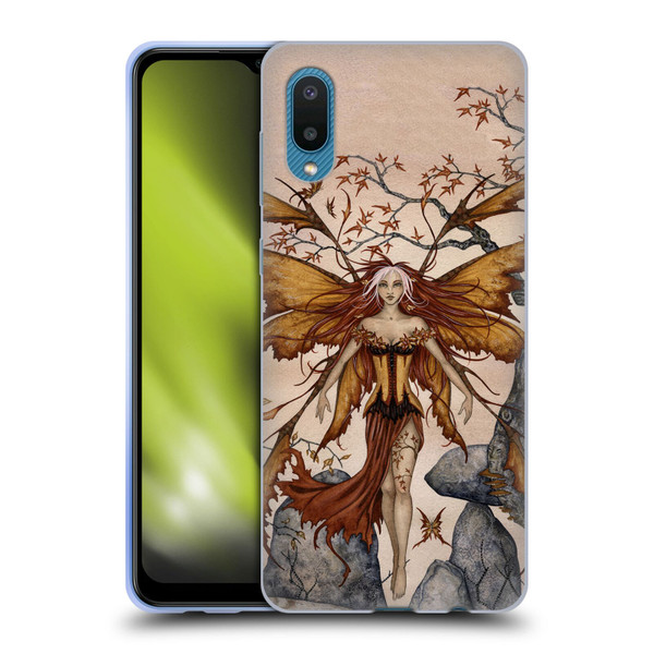 Amy Brown Pixies Autumn Soft Gel Case for Samsung Galaxy A02/M02 (2021)