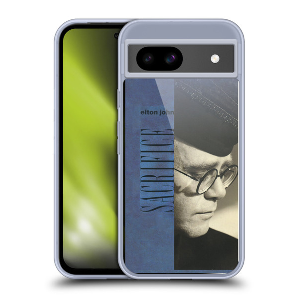 Elton John Artwork Sacrifice Single Soft Gel Case for Google Pixel 8a