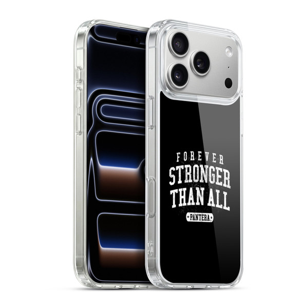 Pantera Art Stronger Than All Soft Gel Case for Apple iPhone 17 Pro Max