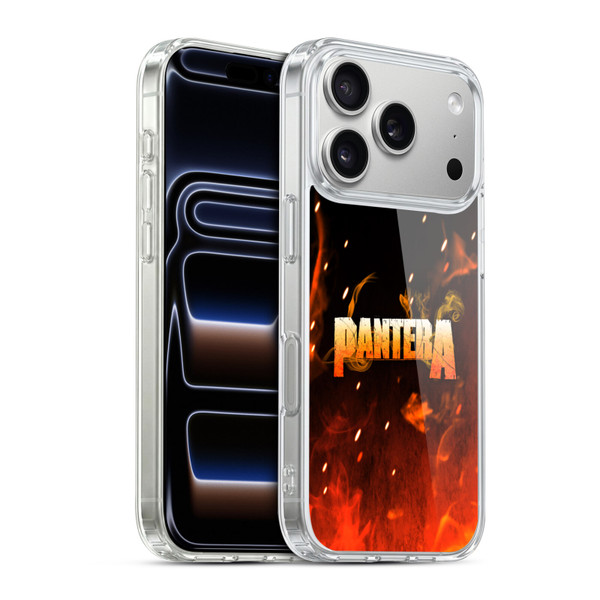 Pantera Art Fire Soft Gel Case for Apple iPhone 17 Pro