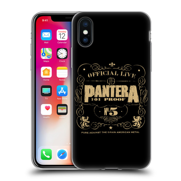 Pantera Art 101 Proof Soft Gel Case for Apple iPhone X / iPhone XS & MagSafe