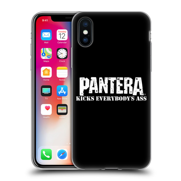 Pantera Art Kicks Soft Gel Case for Apple iPhone X / iPhone XS & MagSafe