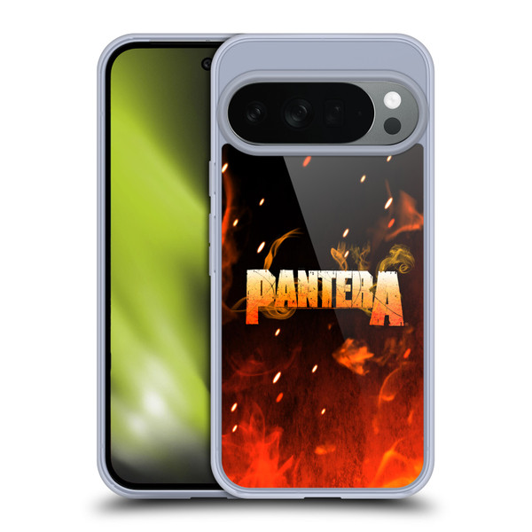 Pantera Art Fire Soft Gel Case for Google Pixel 10