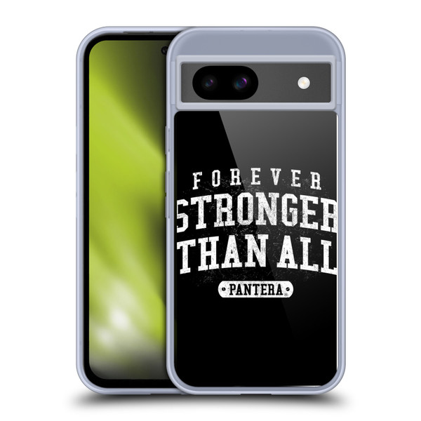 Pantera Art Stronger Than All Soft Gel Case for Google Pixel 8a