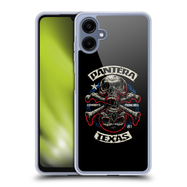 Pantera Art Double Cross Soft Gel Case for Samsung Galaxy A06 4G