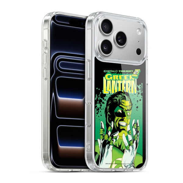 Green Lantern DC Comics Comic Book Covers Emerald Twilight Soft Gel Case for Apple iPhone 17 Pro