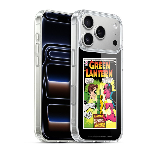 Green Lantern DC Comics Comic Book Covers Sinestro Soft Gel Case for Apple iPhone 17 Pro