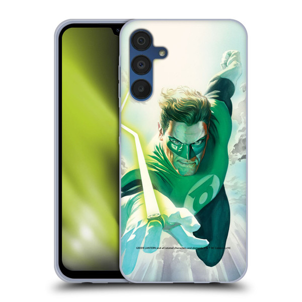 Green Lantern DC Comics Comic Book Covers Flight Soft Gel Case for Samsung Galaxy A15 & MagSafe