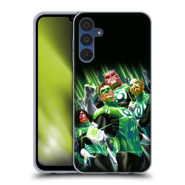 Green Lantern DC Comics Comic Book Covers Group Soft Gel Case for Samsung Galaxy A15 & MagSafe