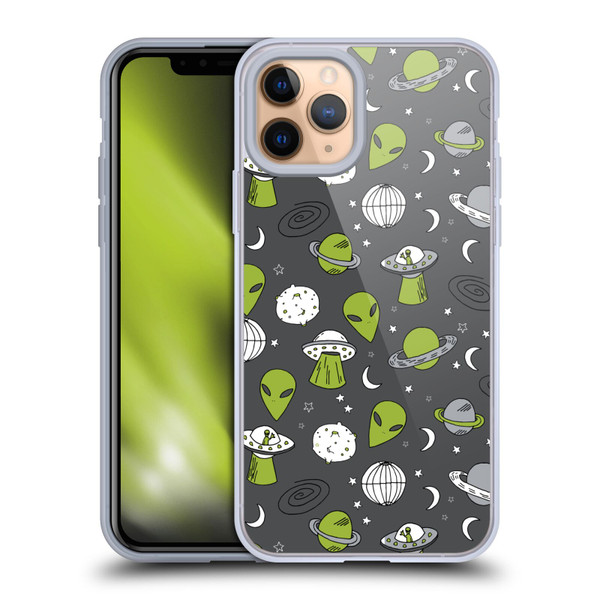 Andrea Lauren Design Assorted Aliens Soft Gel Case for Apple iPhone 11 Pro & MagSafe