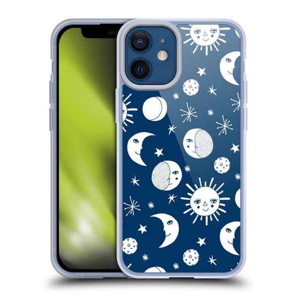 Andrea Lauren Design Assorted Sun Moon Soft Gel Case for Apple iPhone 12 Mini & MagSafe