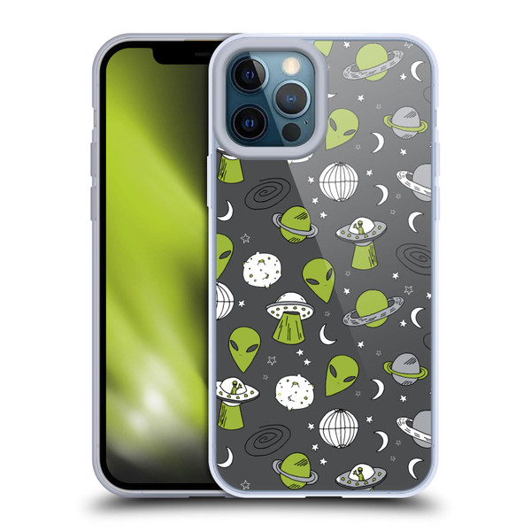 Andrea Lauren Design Assorted Aliens Soft Gel Case for Apple iPhone 12 Pro Max & MagSafe