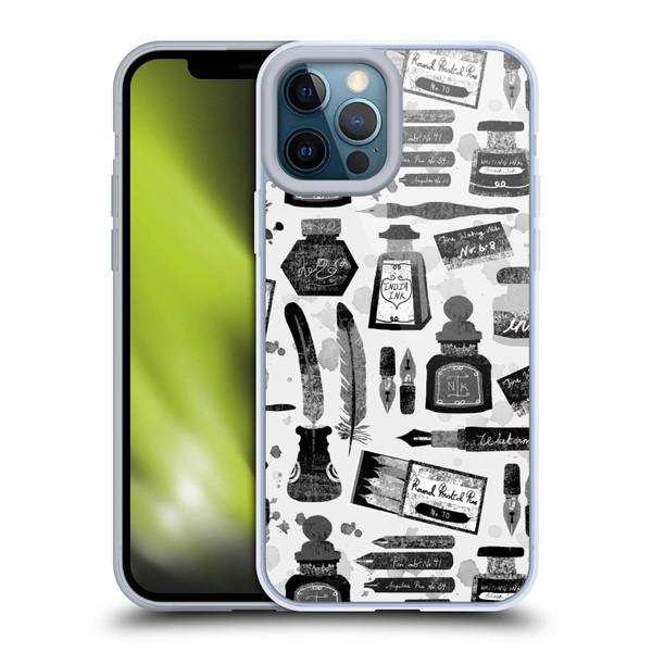 Andrea Lauren Design Assorted Calligraphy Soft Gel Case for Apple iPhone 12 Pro Max & MagSafe