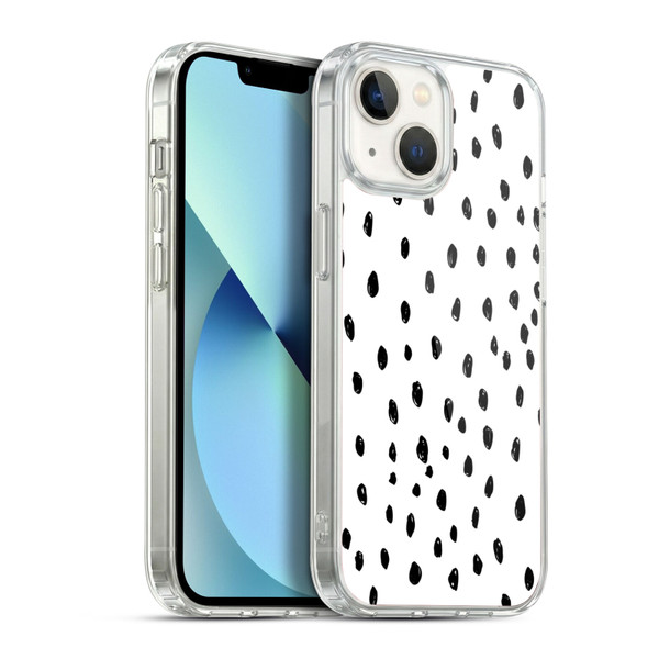 Andrea Lauren Design Assorted Dots Soft Gel Case for Apple iPhone 13