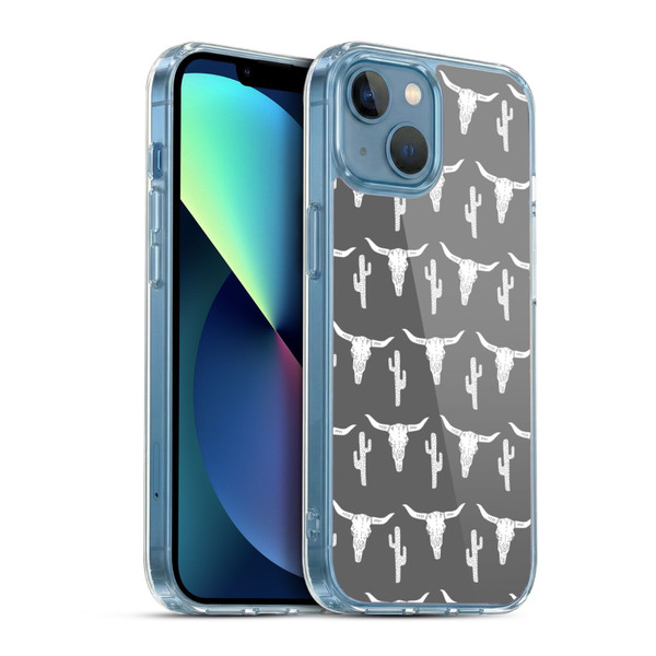 Andrea Lauren Design Assorted Skulls Soft Gel Case for Apple iPhone 13 Mini & MagSafe