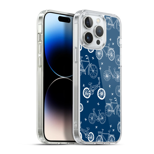 Andrea Lauren Design Assorted Bicycles Soft Gel Case for Apple iPhone 13 Pro Max & MagSafe