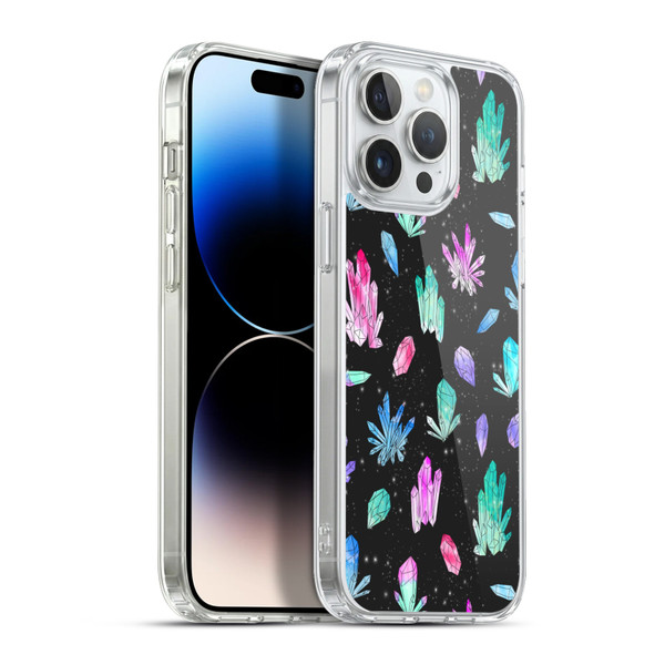 Andrea Lauren Design Assorted Crystals Soft Gel Case for Apple iPhone 13 Pro Max & MagSafe