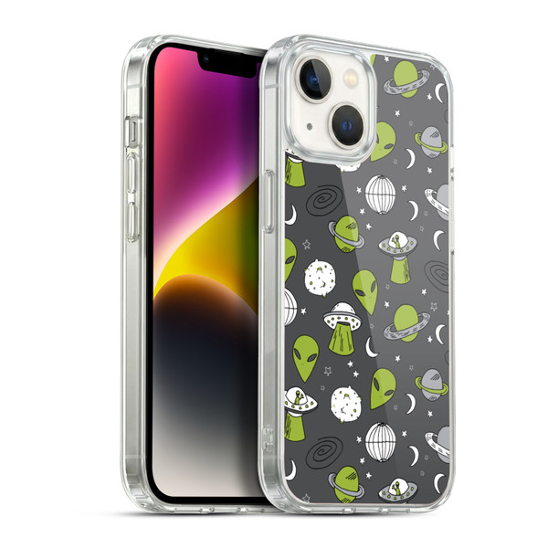 Andrea Lauren Design Assorted Aliens Soft Gel Case for Apple iPhone 14