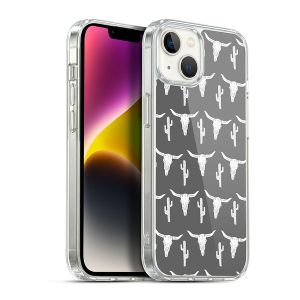 Andrea Lauren Design Assorted Skulls Soft Gel Case for Apple iPhone 14 Plus & MagSafe