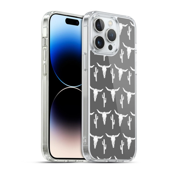Andrea Lauren Design Assorted Skulls Soft Gel Case for Apple iPhone 14 Pro Max & MagSafe