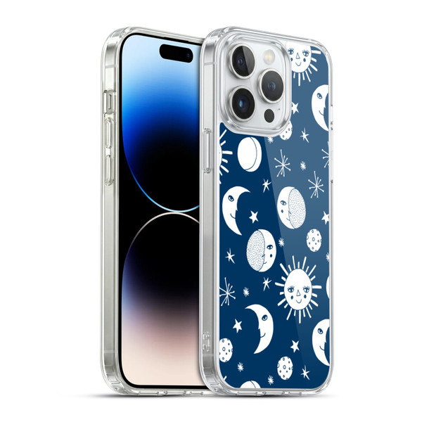 Andrea Lauren Design Assorted Sun Moon Soft Gel Case for Apple iPhone 14 Pro Max & MagSafe